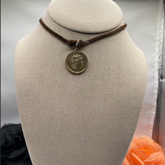 09.19.25_7- Alexander the Great Coin Choker Coin Necklace - Picture 1 of 6